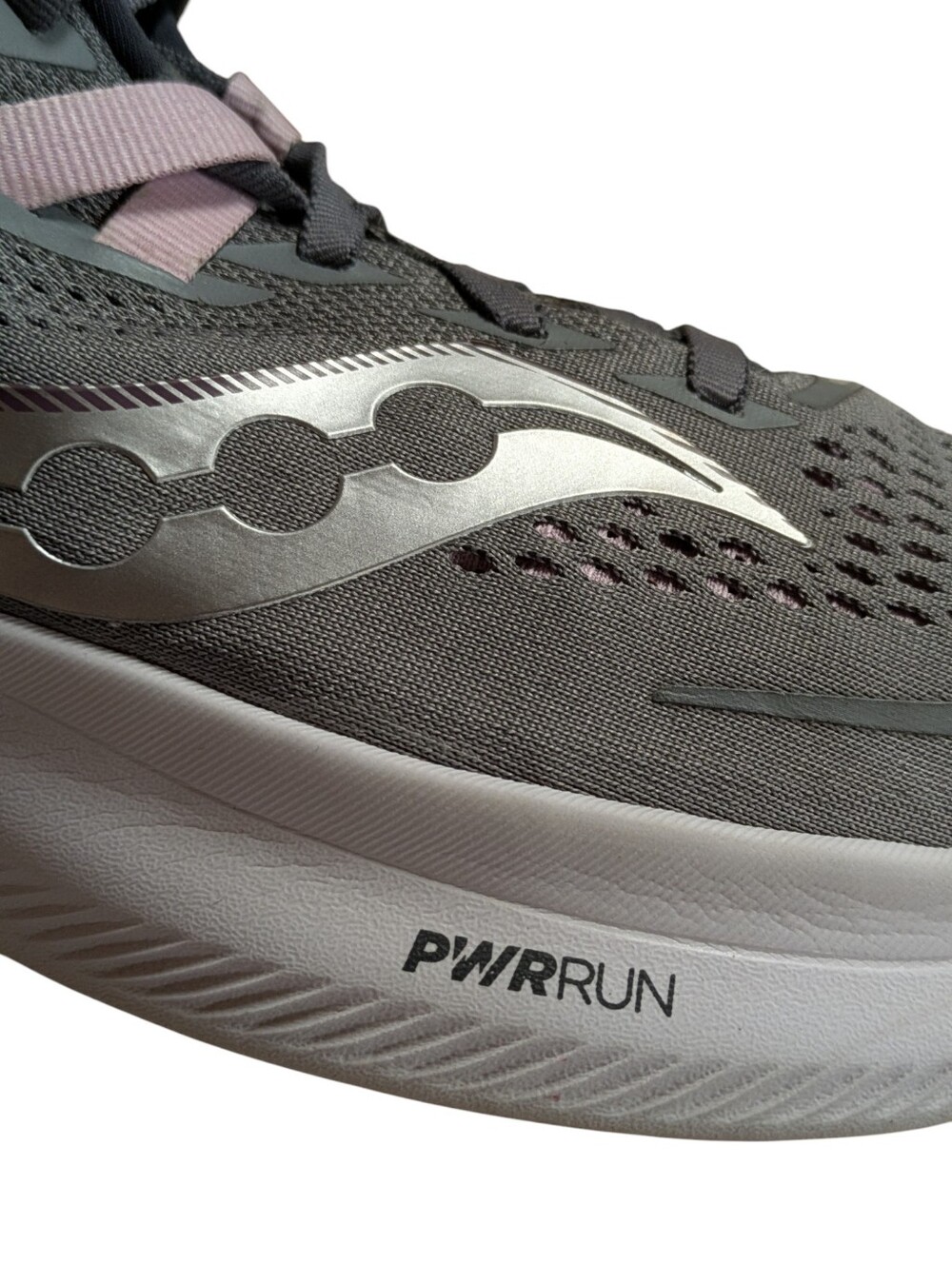 Saucony Ride 15 Womens Running Shoes Gray Size 11 - Picture 10 of 13